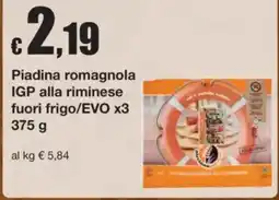 Sì con te Piadina romagnola IGP alla riminese offerta