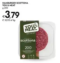 Bennet HAMBURGER SCOTTONA YOU & MEAT offerta