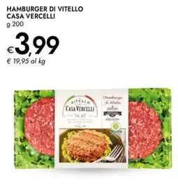 Bennet Hamburger di Vitello Casa Vercelli offerta