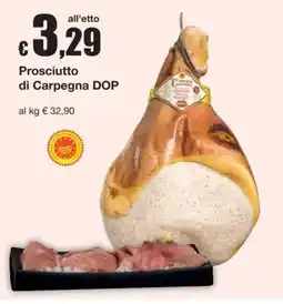 Sì con te Prosciutto di Carpegna DOP offerta