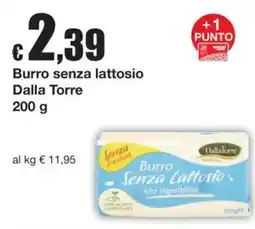 Sì con te Burro senza lattosio Dalla Torre offerta