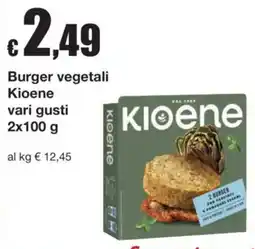 Sì con te Burger vegetali Kioene offerta