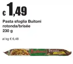 Sì con te Pasta sfoglia Buitoni offerta