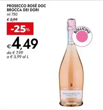 Bennet Prosecco Rosé DOC Brocca dei Dori offerta