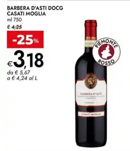 Bennet BARBERA D'ASTI DOCG CASATI MOGLIA offerta