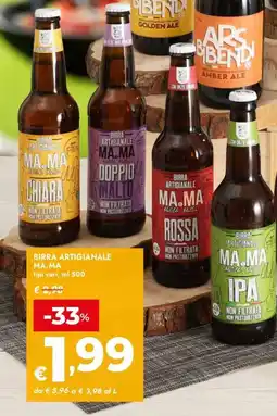 Bennet Birra artigianale MA.MA offerta