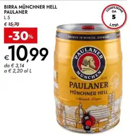 Bennet Birra Münchner Hell Paulaner offerta