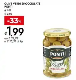 Bennet Olive Verdi Snocciolate Ponti offerta