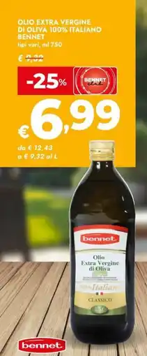 Bennet Olio Extra Vergine di Oliva Bennet offerta