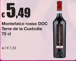Sì con te Montefalco rosso DOC Terre de la Custodia offerta