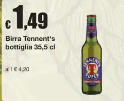 Sì con te Birra Tennent's offerta