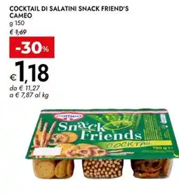 Bennet Cocktail di salatini snack friend's cameo offerta