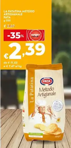 Bennet La Patatina Metodo Artigianale PATA offerta