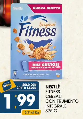 SeBón Supermercati Nestlé Fitness Cereali con Frumento Integrale offerta