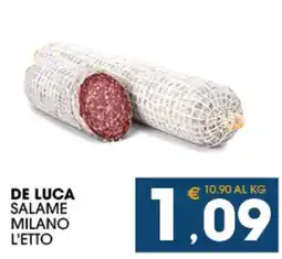 SeBón Supermercati DE LUCA SALAME MILANO offerta