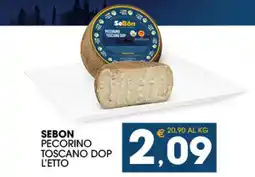 SeBón Supermercati SEBON PECORINO TOSCANO DOP offerta