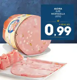 SeBón Supermercati Alcisa elite mortadella offerta
