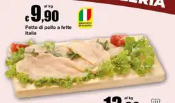 Sì con te Supermercati Petto di pollo a fette offerta