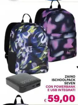 Il Gigante ZAINO ISCHOOLPACK SEVEN offerta