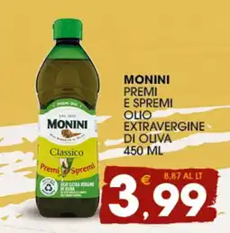 SeBón Supermercati Monini Olio Extravergine di Oliva offerta