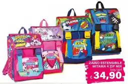 Il Gigante ZAINO ESTENSIBILE MITAMA 4 ZIP MIX offerta