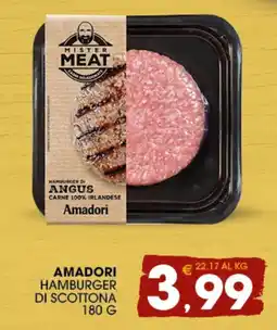 SeBón Supermercati AMADORI HAMBURGER DI SCOTTONA offerta