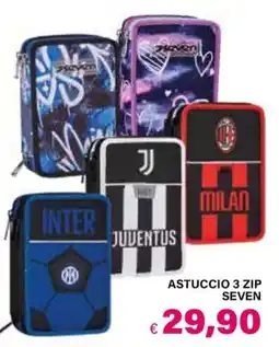 Il Gigante ASTUCCIO 3 ZIP SEVEN offerta