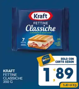 SeBón Supermercati Kraft Fettine Classiche offerta