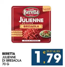 SeBón Supermercati Beretta Julienne di Bresaola offerta