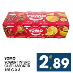 SeBón Supermercati YOMO YOGURT INTERO GUSTI ASSORTITI offerta