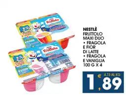 SeBón Supermercati Nestlé Fruttolo Maxi Duo offerta