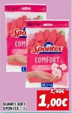 Orizzonte Guanti soft Spontex SML offerta