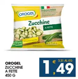 SeBón Supermercati Orogel Zucchine A Fette offerta