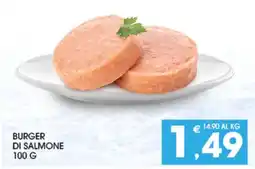 SeBón Supermercati Burger di Salmone offerta