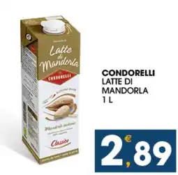 SeBón Supermercati Condorelli Latte di Mandorla offerta