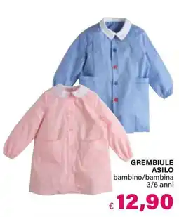 Il Gigante GREMBIULE ASILO offerta