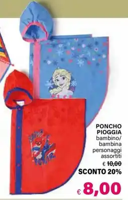 Il Gigante PONCHO PIOGGIA offerta