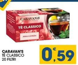 SeBón Supermercati CARAVAN'S TÈ CLASSICO offerta