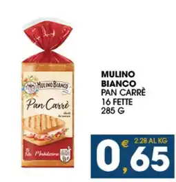SeBón Supermercati Mulino Bianco Pan Carrè offerta