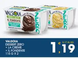 SeBón Supermercati VALSOIA DESSERT ZERO offerta