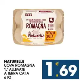 SeBón Supermercati NATURELLE UOVA ROMAGNA "L" ALLEVATE A TERRA CAT.A offerta
