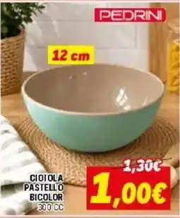 Orizzonte PEDRINI CIOTOLA PASTELLO BICOLOR offerta