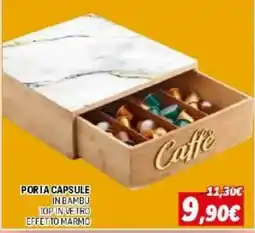 Orizzonte PORTA CAPSULE IN BAMBU offerta