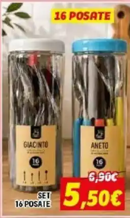 Orizzonte Giacinto Aneto 16 posate offerta