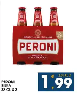 SeBón Supermercati PERONI BIRRA offerta