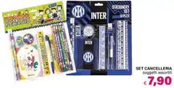 Il Gigante SET CANCELLERIA soggetti assortiti offerta