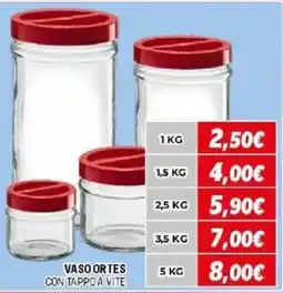 Orizzonte VASO ORTES CON TAPPO A VITE offerta