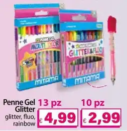 Il Gigante Penne Gel Glitter Mitama offerta