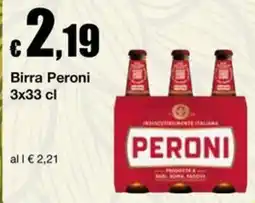Sì con te Supermercati Birra Peroni offerta