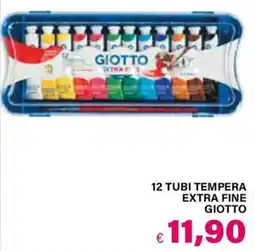 Il Gigante 12 TUBI TEMPERA EXTRA FINE Giotto offerta